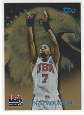 2000 TOPPS USA BASKETBALL GOLD ALONZO MOURNING #79 - QU TEAM USA OLYMPICS