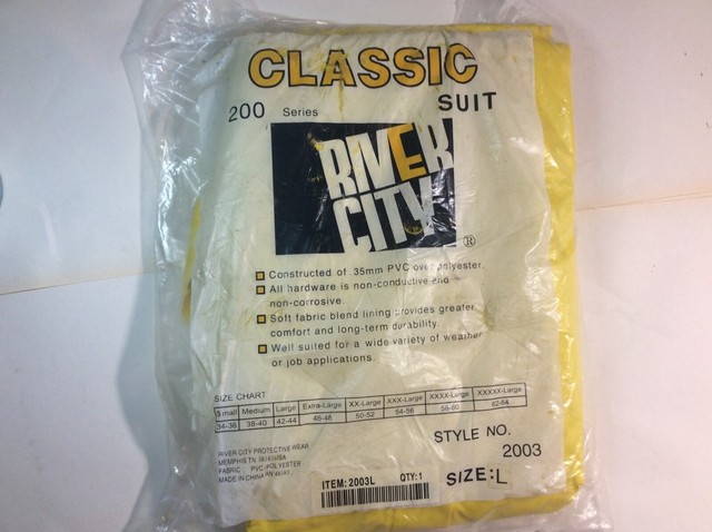 Large Rain Suit. River City Rain Suit. Lot Of 4 | eBay