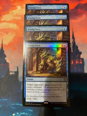 MTG Commander Legends Wrong Turn x 4