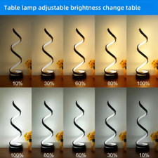 Bedside Table Lamp for Bedroom - 3 Way Dimmable Touch Lamp USB C Charging Ports