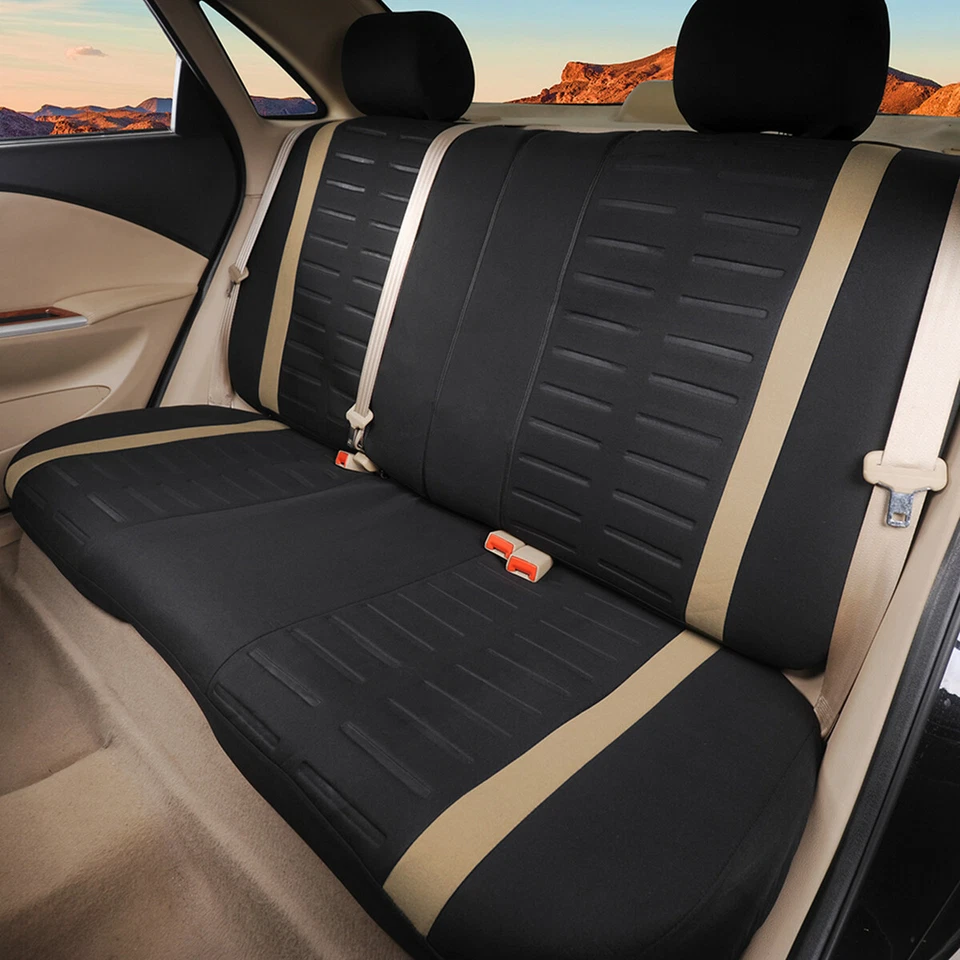 Juego completo de fundas protectoras universales lavables para asientos de auto accesorios de coche 9 piezas Foto 3 de 4