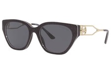 Michael Kors Lake-Como MK2154 370687 Sunglasses Brown Signature/Dark Grey 54mm