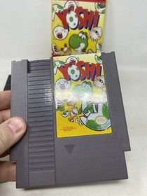 Yoshi NES Cartridge With Box Tested No Manual Ships Fast