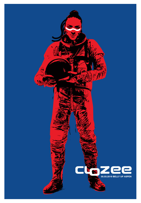 Scrojo CloZee 2019 Poster Belly Up Aspen Colorado