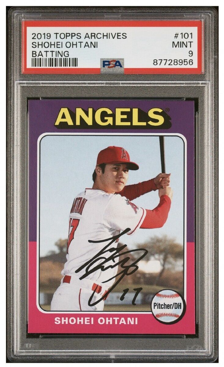 SHOHEI OHTANI 2019 Topps Archives BATTING #101 PSA 9 MINT | eBay SHOHEI OHTANI 2019 Topps Archives BATTING #101 PSA 9 MINT | eBay