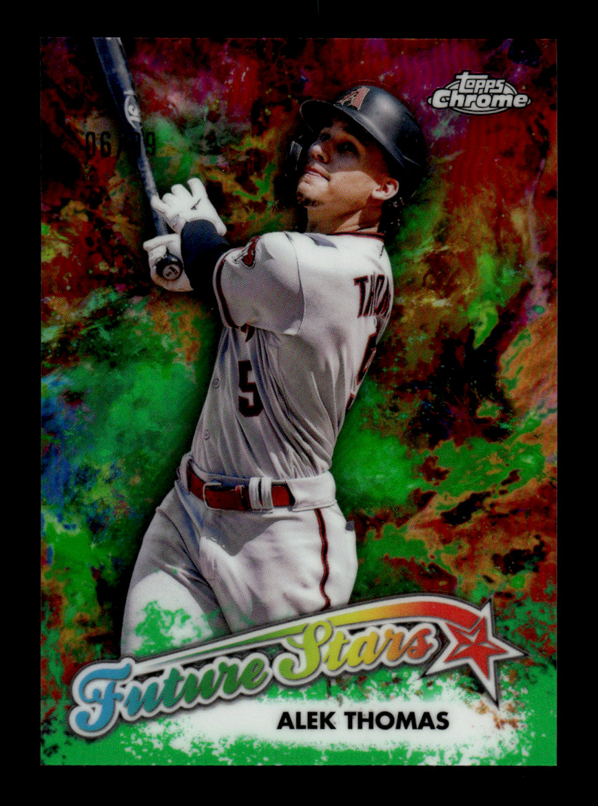 2023 Topps Chrome Alek Thomas #FS-4 Rookie Future Stars Green /99