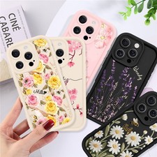 Customized Fragrant Flower Phone Case Cover For iPhone 16e 17 Samsung S24 FE S25