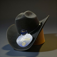 Kid's Toddler Black Short Brim Cowboy Hat. Sombrero de vaquero para ni os