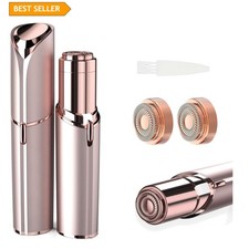 2-In-1 Women's Facial Hair Remover - Travel-Friendly with Stainless Steel Blades