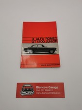 Libretto Uso E Manutenzione Alfa Romeo GT 1300 Junior