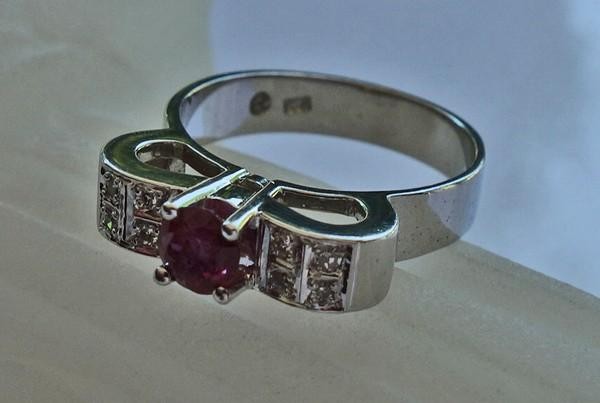 * Ruby ring ring with ruby ruby brilliant diamond… - image 10