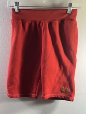 True Religion Kids 10/12 Sweat Shorts Red Horseshoe Jogger Casual Cozy