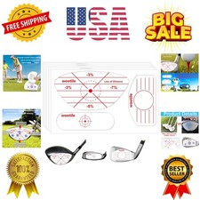 Golf Driver Impact Tape Labels 180Pcs Golf Impact Stickers Golfs Clubs Labels...
