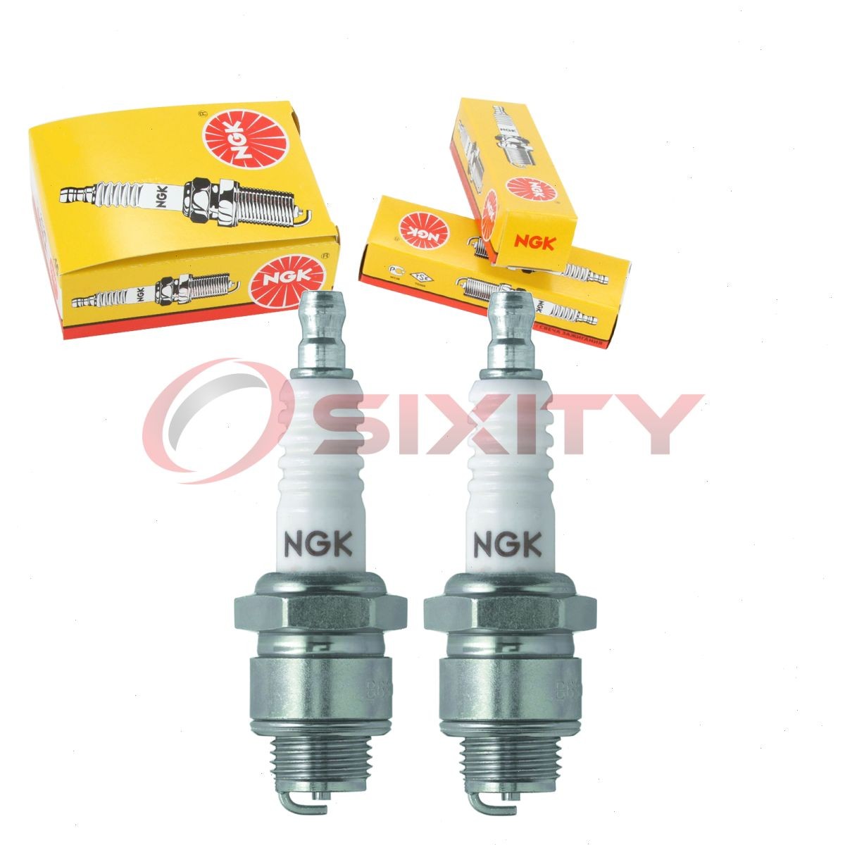 2 pc NGK 3710 B7S Standard Spark Plugs for W5EC W4E2 W22S-U W22S UJ81J UJ81C ue