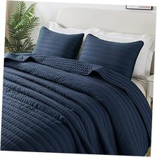 Oversized California Cal King Size Quilt Bedding California King Navy Blue