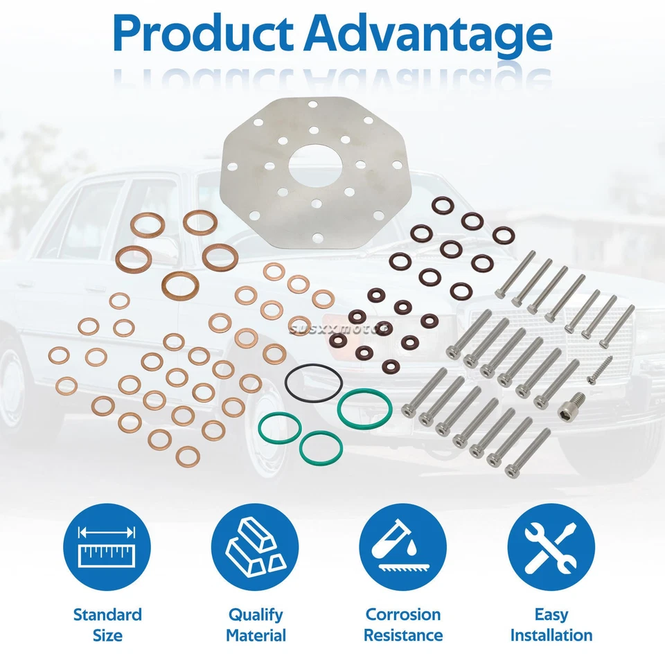 Fuel Distributors Repair Kit For Mercedes-Benz 350 450 SE SEL SL SLC 0438100012 Foto 4 de 4