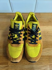 Adidas 'Racer' Trainers – Yellow & Black – UK Size 8 – Classic Retro Runner