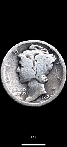Mercury Dime 1920 AG Silver