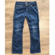 Silver Jeans Suki Mid Bootcut Jeans Women W30 L31 Dark Wash Denim