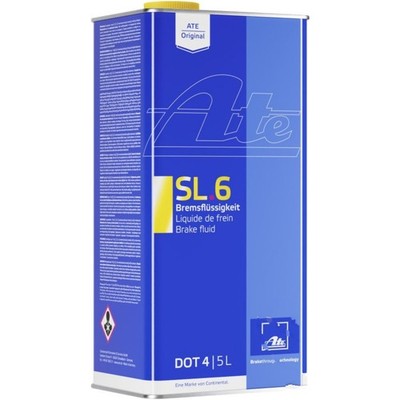 ATE Bremsflüssigkeit SL.6 DOT 4 5 Liter Brake Fluid
