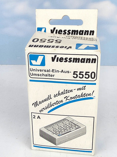 (8514) Interruptor de encendido y apagado universal Viessmann 5550 en embalaje original | Condition: Neu: Sonstige (siehe Artikelbeschreibung)