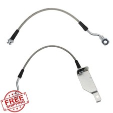 TRQ Rear Performance Brake Hose Chevy Silverado Sierra 2500 HD 02-03