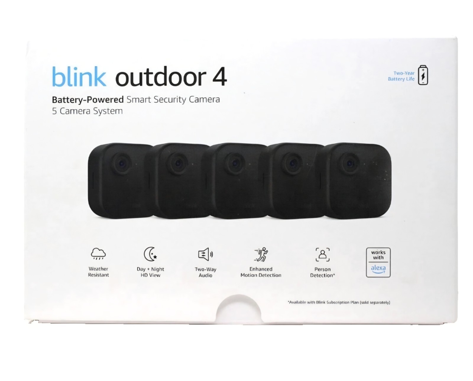 📷 Blink Outdoor 4- 5 Camera Wireless 1080p Smart Security System w ...