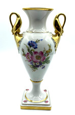 Alte Serie Amphoren Vase Alboth Kaiser Alka Kunst Sommerblumen H 23,5 cm gepfl.