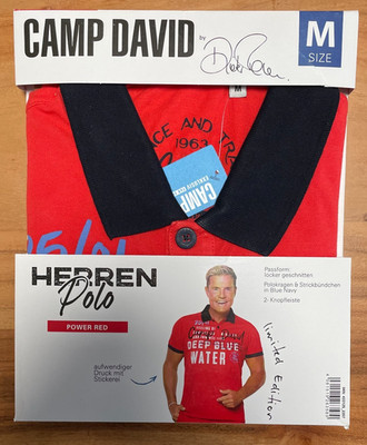 Camp David Herren Polo ver.Farben limited Edition by Dieter Bohlen Lidl Discount
