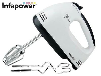 7 Geschwindigkeiten Elektrischer Handmixer Hand Schneebesen Küchenmixer Ei Kuchen Cram Backen
