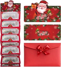 Christmas Money Envelopes For Cash With 10 Slots Cash Gift Card Holders Surprise