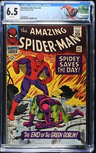 Amazing Spider-Man #40 CGC 6.5 Green Goblin Orig & John Romita Cover  4700990003