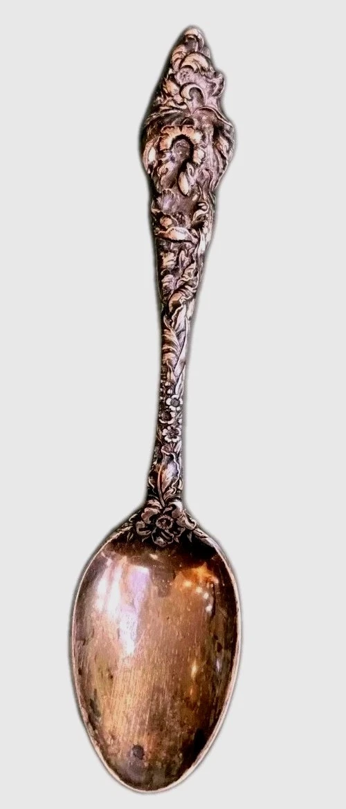 Reed & Barton Antique US Les Six Fleur Spoon Sterling Silver for