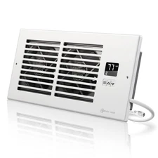 Register Booster Fan with Thermostat Control, Quiet AC Vent Fan Fits 4" x 10"...