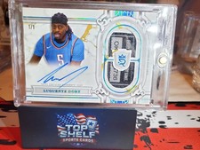 2023-24 Topps Royalty - Regalia Relic Signatures Luguentz Dort, Luguentz Dort...