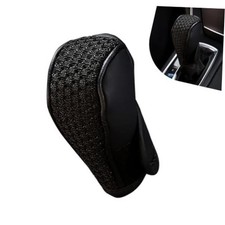 Car Gear Shift Cover, Leather Breathable Car Gear Shift Knob Cover, Waterproof