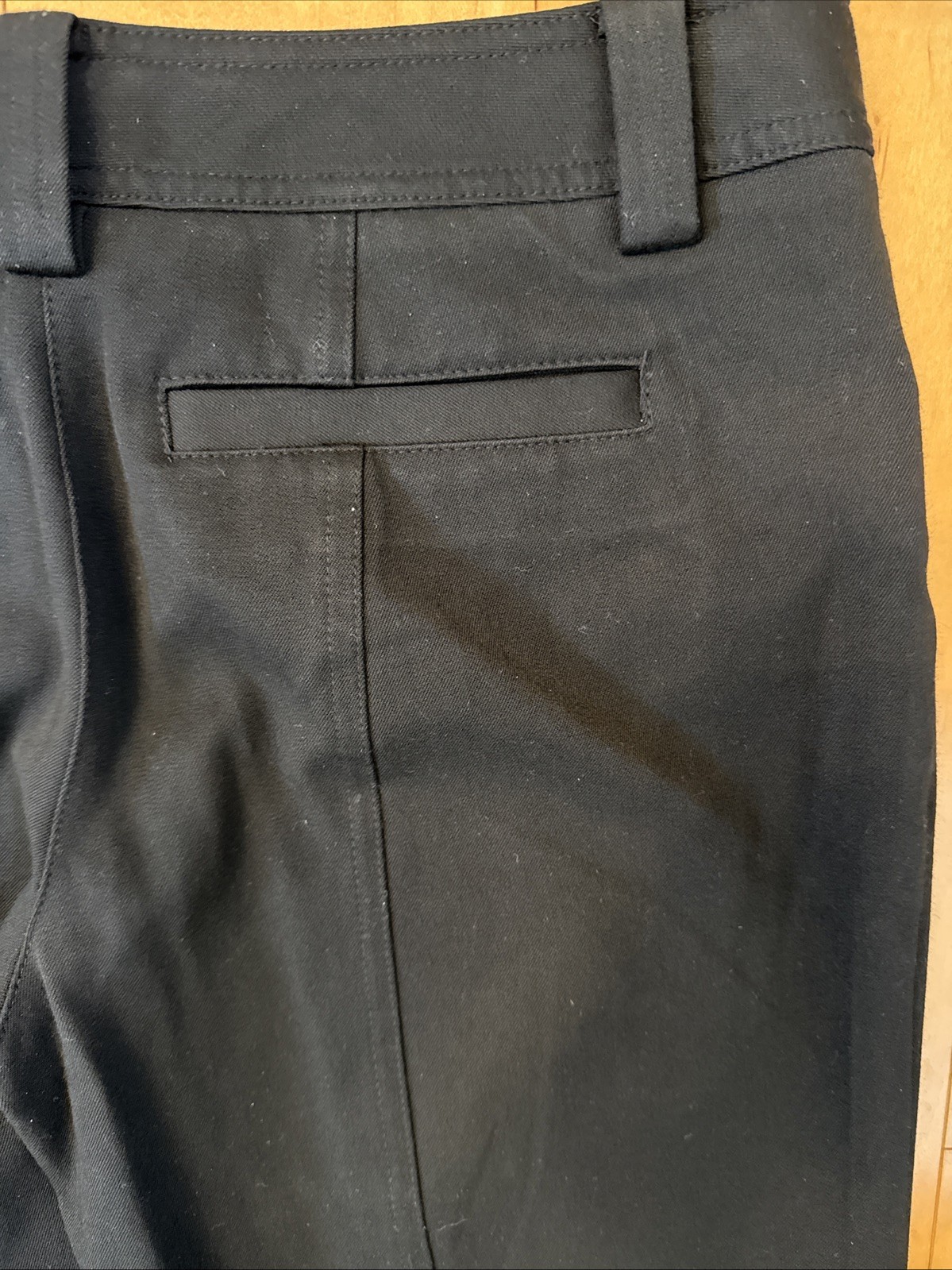 BLACK BASIC Talbots Black Heavyweight Straight Sh… - image 10