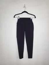 ALO YOGA High-waist Solid Vapor Legging Women's Size XS 24.5" Inseam In Black 