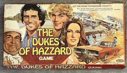 Vintage Dukes Of Hazard Board Game 1981 Ideal Toy Corp Warner Bros General Lee