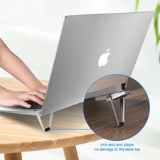Foldable Laptop Stand Metal Tablet Holder Portable Desk Riser Cooling Bracket