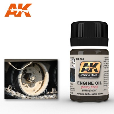 AK INTERACTIVE 084 FRESH ENGINE OIL (GLOSSY FINISH) 35ml (weathering effect)