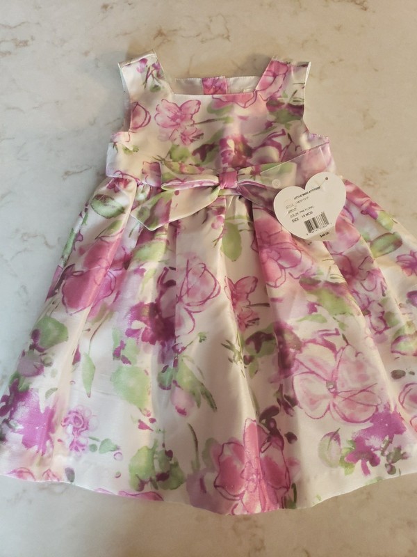NWT Little Miss Attitude Girls FLORAL  Dress 18mth