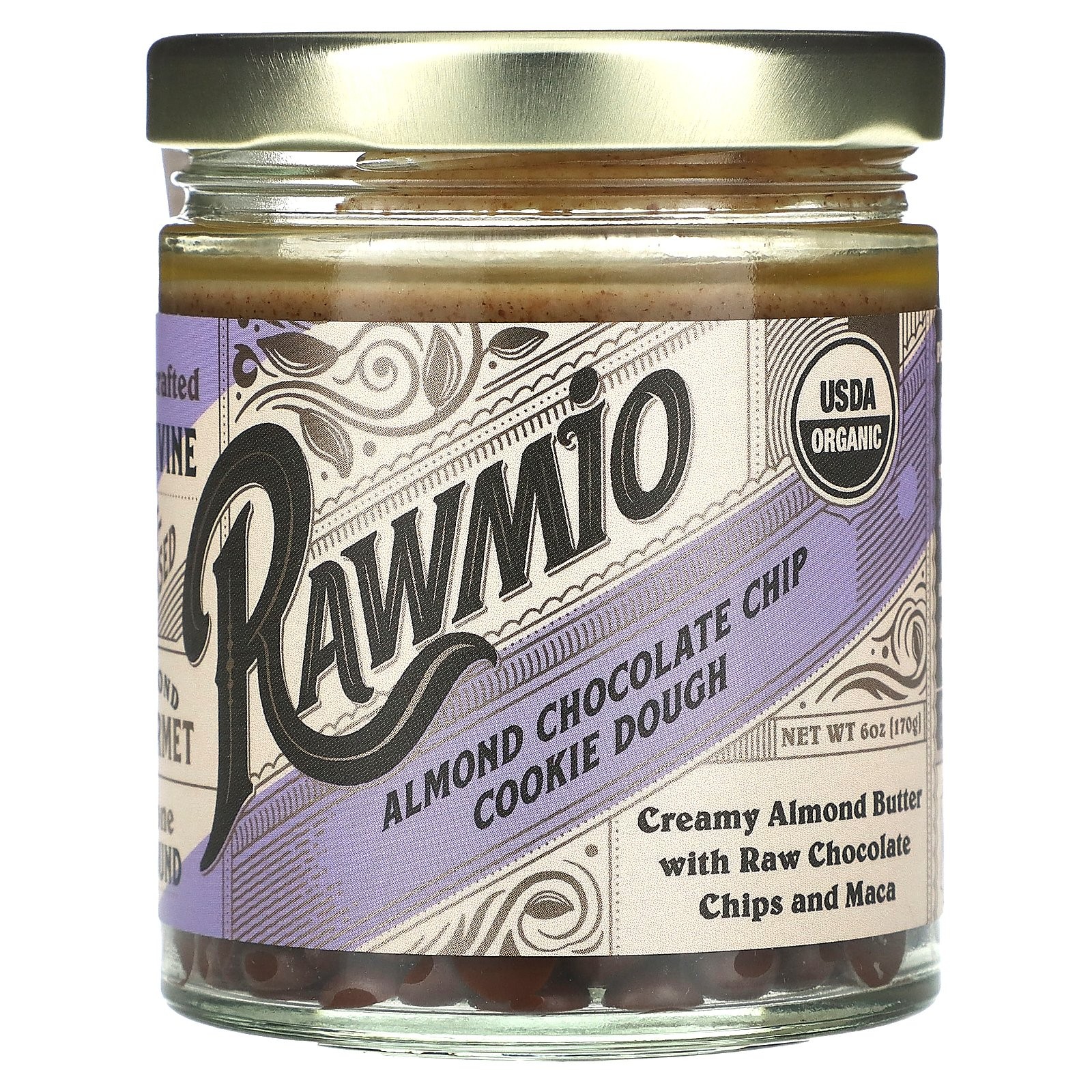 Тесто для миндального печенья с шоколадной крошкой, 6 унций (170 г)