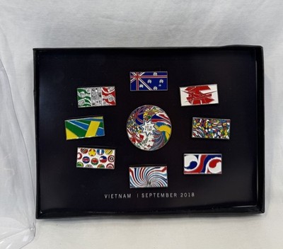 2018 Vietnam APLA NIKE DIRECT 9 PIN Set  Olympics Flag Teams