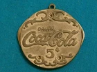 NM VINTAGE USA FIGURAL ROUND COIN COCA-COLA COKE CIGAR CUTTER KNIFE KNIVES TOOLS