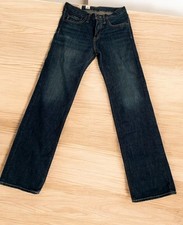 Abercrombie Kids 16 Slim Classic Straight Jeans Dark Wash NWT