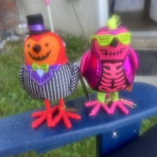 Target 2024 Hyde EEK Featherly Friends Halloween Birds SET OF 2 new with tag