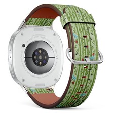 Insects Bamboo Playful Vegan Leather Watch Band 40/44/46mm