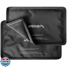 APEXUP Gel Ice Packs for Injuries Reusable, Flexible Double Sided Cold Packs 