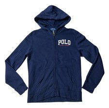 Preowned- Polo Ralph Lauren Full Zip Logo Hoodie Boys Size L/14-16 
